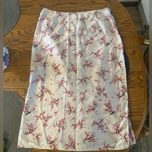 Free People Silk Skirt